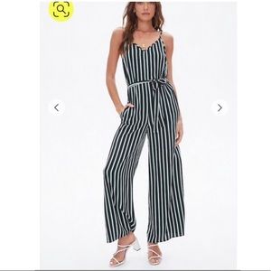 Striped Jumpsuit